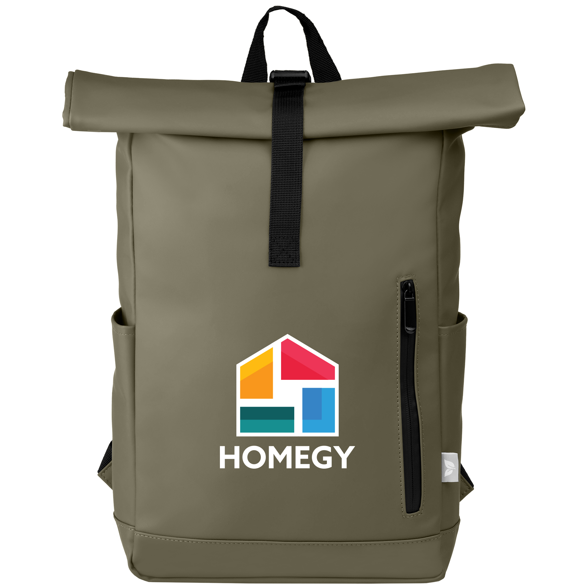 Sac à dos imperméable recyclé personnalisable 15" Malmö Vert 